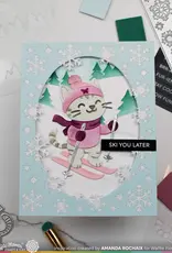 Waffle Flower Cool Cat - Die & Stencil