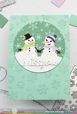 Waffle Flower Postage Collage Winter Add-On - Dies