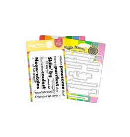 Waffle Flower Pawder Day Sentiments - Stamp & Die