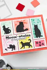 Waffle Flower Pawder Day Sentiments - Stamp & Die