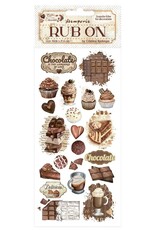 Stamperia Coffee And Chocolate - Vintage Sweet Moments - Rub Ons