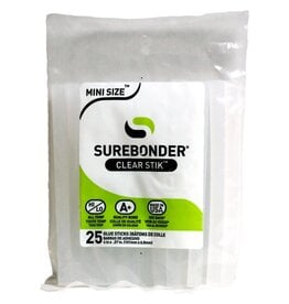 Surebonder Surebonder - Mini Clear Stik - All Temp. (25sticks)