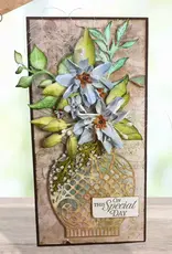 Elizabeth Craft Designs Delicate Fancy Vase - Dies