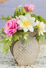 Elizabeth Craft Designs Floral Vase - MDF