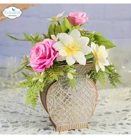 Elizabeth Craft Designs Floral Vase - MDF