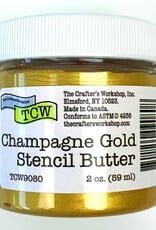 THE CRAFTERS WORKSHOP Stencil Butter 2 oz  - Champagne Gold