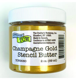 THE CRAFTERS WORKSHOP Stencil Butter 2 oz  - Champagne Gold