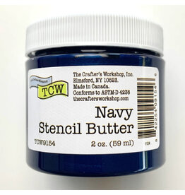 THE CRAFTERS WORKSHOP Stencil Butter 2 oz - Navy