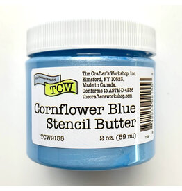 THE CRAFTERS WORKSHOP Stencil Butter 2 oz - Cornflower Blue