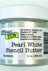 THE CRAFTERS WORKSHOP Stencil Butter  2 oz. -  Pearl White