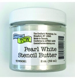 THE CRAFTERS WORKSHOP Stencil Butter  2 oz. -  Pearl White