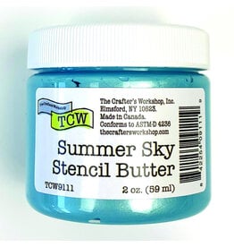 THE CRAFTERS WORKSHOP Stencil Butter 2 oz. - Summer Sky