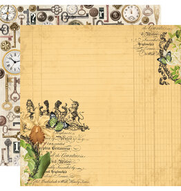 Simple Stories Simple Vintage Junk Drawer - Simple Pleasure - 12x12 Pattern Paper