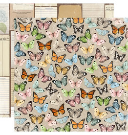 Simple Stories Simple Vintage Junk Drawer - Beauty In The Details - 12x12 Pattern Paper