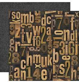 Simple Stories Simple Vintage Junk Drawer - Share Your Story - 12x12 Pattern Paper