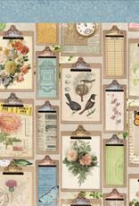 Simple Stories Simple Vintage Junk Drawer - Small Things - 12x12 Pattern Paper
