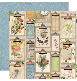 Simple Stories Simple Vintage Junk Drawer- Small Things - 12x12 Pattern Paper