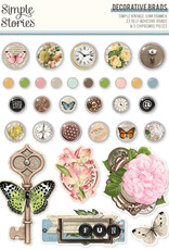 Simple Stories Simple Vintage Junk Drawer - Decorative Brads