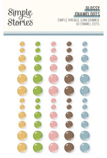 Simple Stories Simple Vintage Junk Drawer - Glossy Enamel Dots