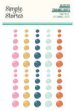 Simple Stories Take Note - Glossy Enamel Dots