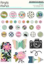 Simple Stories Take Note - Decorative Brads