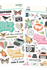 Simple Stories Take Note - Foam Stickers