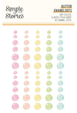 Simple Stories Say Cheese Classic Pooh Baby - Glitter Enamel Dots