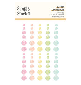Simple Stories Say Cheese Classic Pooh Baby - Glitter Enamel Dots