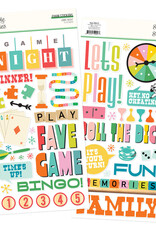 Simple Stories Game Night - Foam Stickers