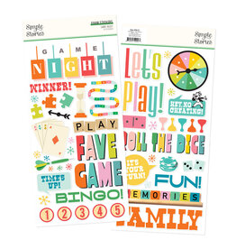 Simple Stories Game Night - Foam Stickers