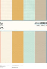 Simple Stories Simple Vintage Junk Drawer - 12x12 Solids