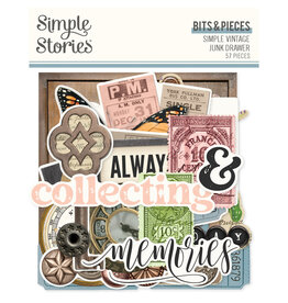 Simple Stories Simple Vintage Junk Drawer - Bits & Pieces