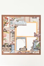 Simple Stories Simple Vintage Junk Drawer Layout Kit (instructions included)