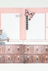 Simple Stories Simple Vintage Junk Drawer Layout Kit (instructions included)