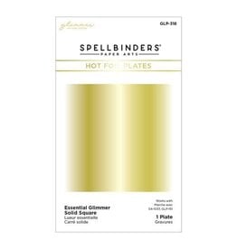 Spellbinders Essential Glimmer Solid Square Glimmer Hot Foil Plate *