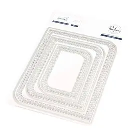 PINKFRESH STUDIO Rounded & Braided Rectangle - Dies