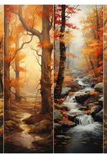 Simply Stated Design Fall Landscape - Bookmark Sheet