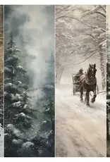 Simply Stated Design Winter Wonderland - Bookmark Sheet