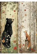 Simply Stated Design Woodland Animals - Bookmark Sheet