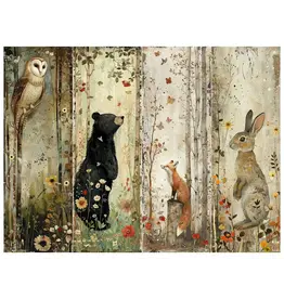 Simply Stated Design Woodland Animals - Bookmark Sheet