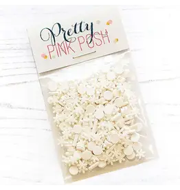 Pretty Pink Posh Winter Wonderland - Clay Confetti
