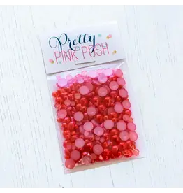 Pretty Pink Posh Pearls - Cherry Red