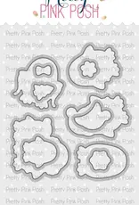 Pretty Pink Posh Penguin Friends - Stamp & Die