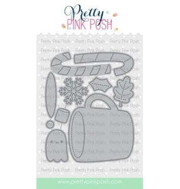 Pretty Pink Posh Winter Mug - Dies
