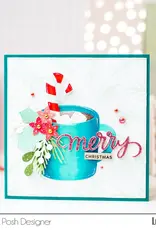 Pretty Pink Posh Winter Mug - Dies