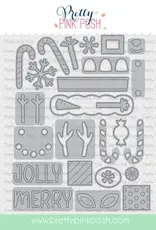 Pretty Pink Posh Christmas Bucket Additions - Dies