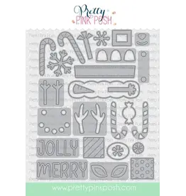 Pretty Pink Posh Christmas Bucket Additions - Dies