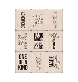 Hero Arts Handmade Mini Tub Woodblock - Stamps and Ink Pad