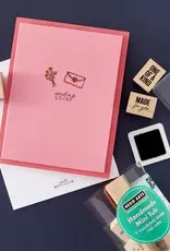 Hero Arts Handmade Mini Tub Woodblock - Stamps and Ink Pad