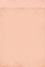 Simple Stories Simple Vintage Junk Journal - Carnation - 12x12 Pattern Paper